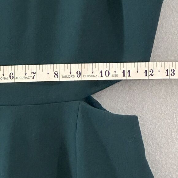 Elizabeth and James Womens Dress 2 Teal‎ Blue Emorie Cutout Halter Mini Cocktail - Picture 14 of 16